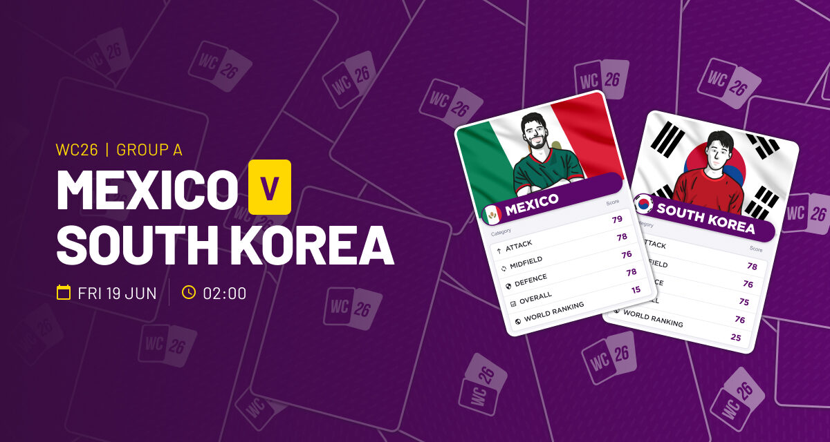 THE ULTRA Fri: Mexico v South Korea WORLD CUP GROUP A