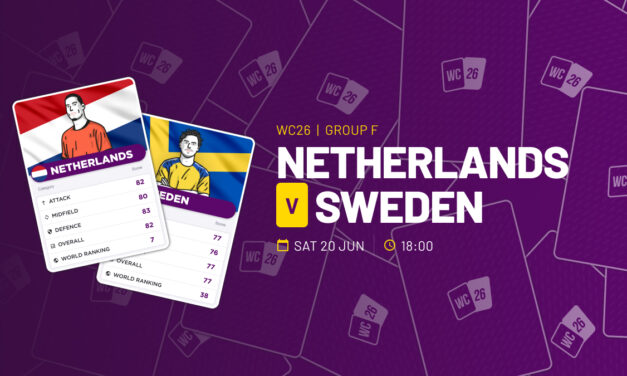 THE ULTRA Sat: Netherlands v Sweden WORLD CUP GROUP F