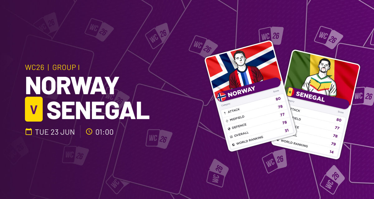 THE ULTRA Tues: Norway v Senegal WORLD CUP GROUP I