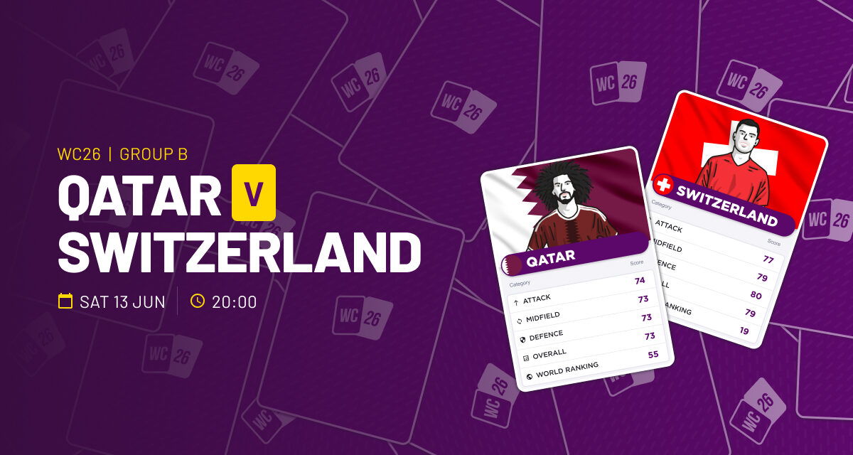 THE ULTRA Sat: Qatar v Switzerland WORLD CUP GROUP B
