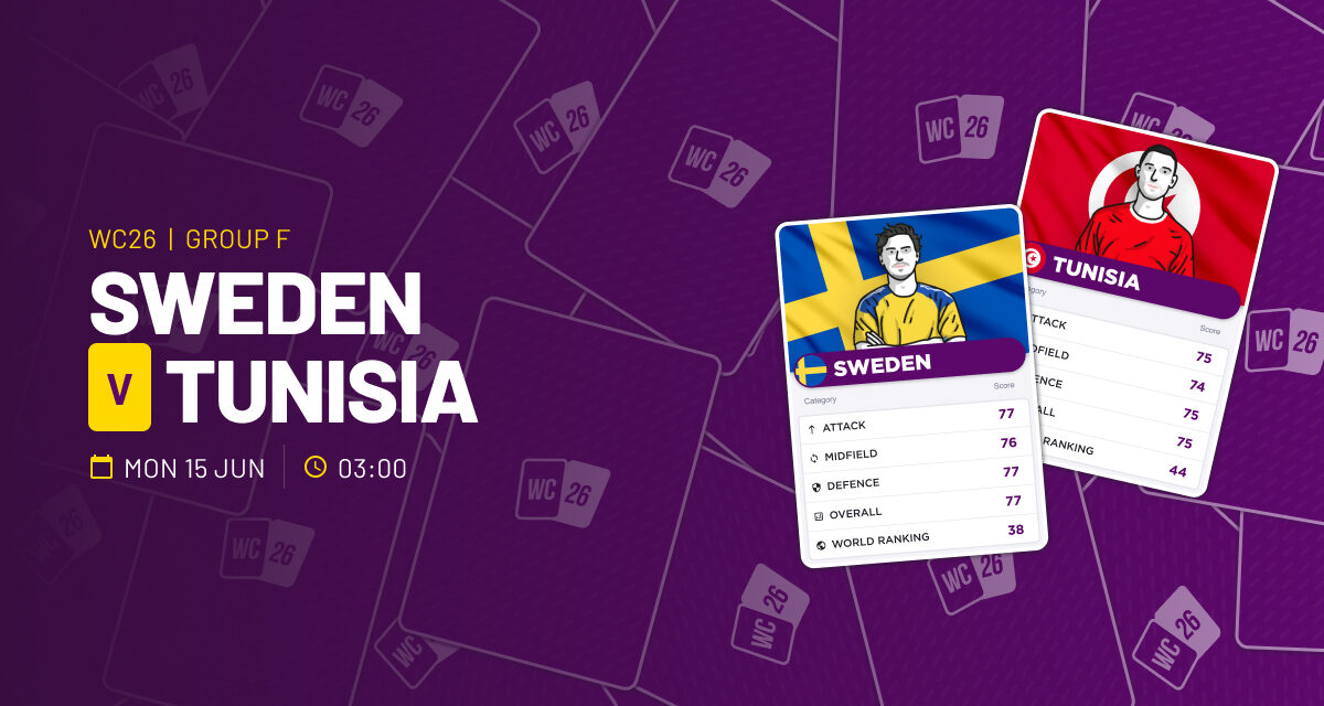 THE ULTRA Mon: Sweden v Tunisia WORLD CUP GROUP F
