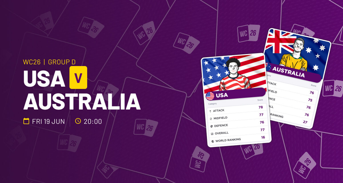 THE ULTRA Fri: USA v Australia WORLD CUP GROUP D