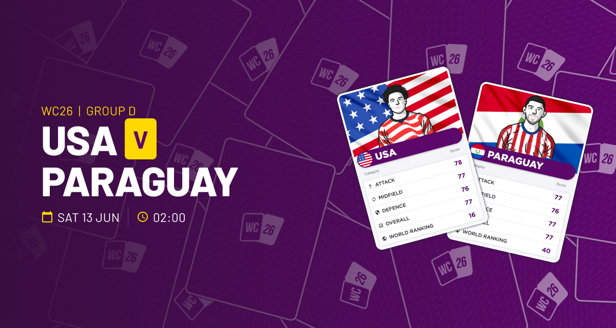 THE ULTRA Sat: USA v Paraguay WORLD CUP GROUP D
